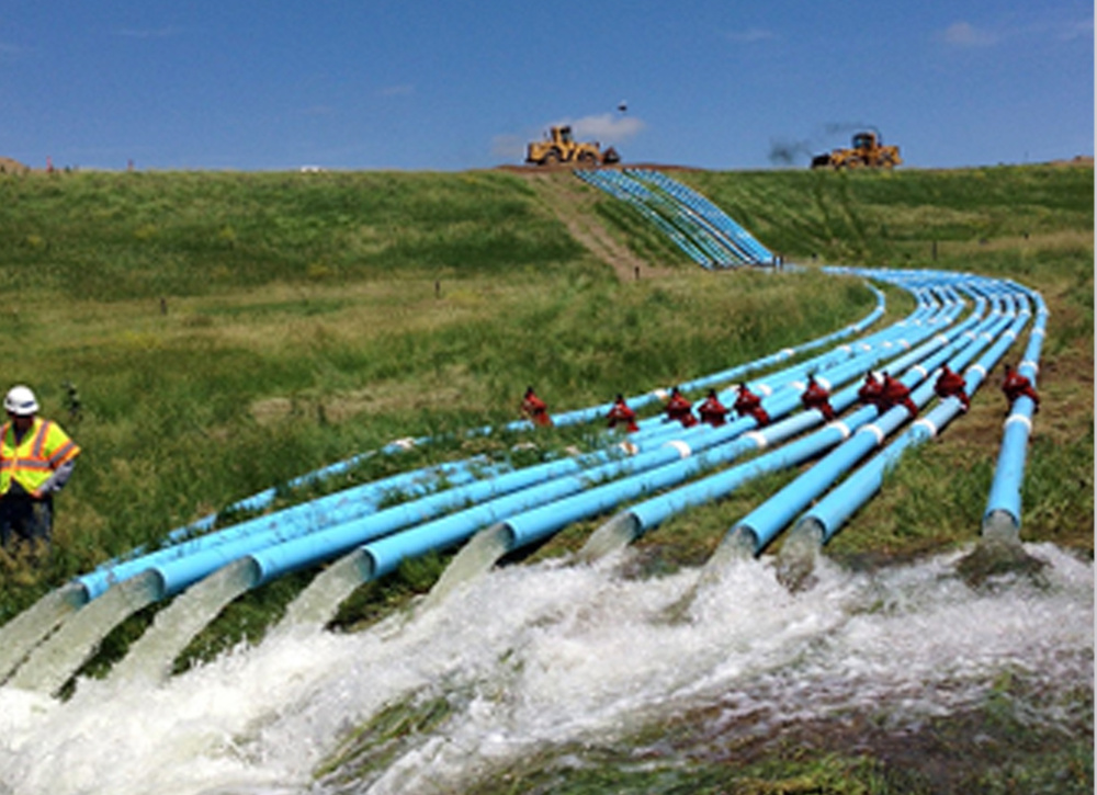 Mainline Contracting Dam Dewatering Project in South Dakota